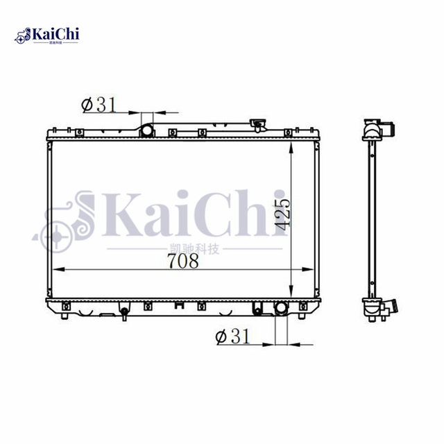 64769A Aluminum Core Radiator For Toyota Camry Estate SXV10 2.2L 91-96 MT