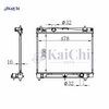 2889 Aluminum Auto Radiator 05-14 Toyota Yaris/11-16 Ractis 1.5VVTI MT