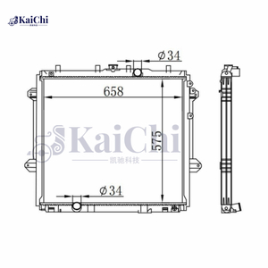 1640031720 Car Radiator For Toyota Land Cruiser Prado 4.0L 2009- MT